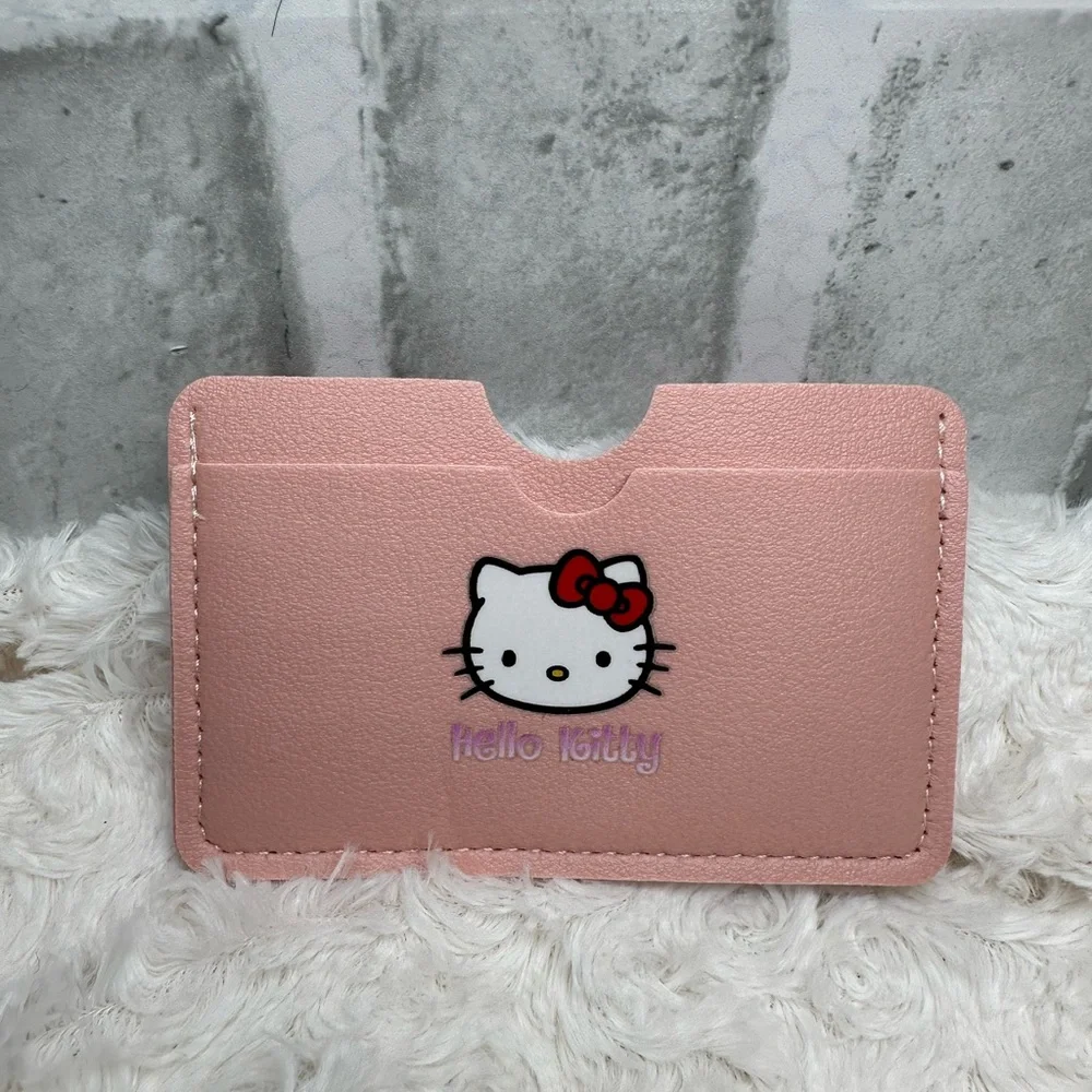 Hello Kitty Bundle Pink Kids Hair Accessories Gift Set with Keychain & Brush